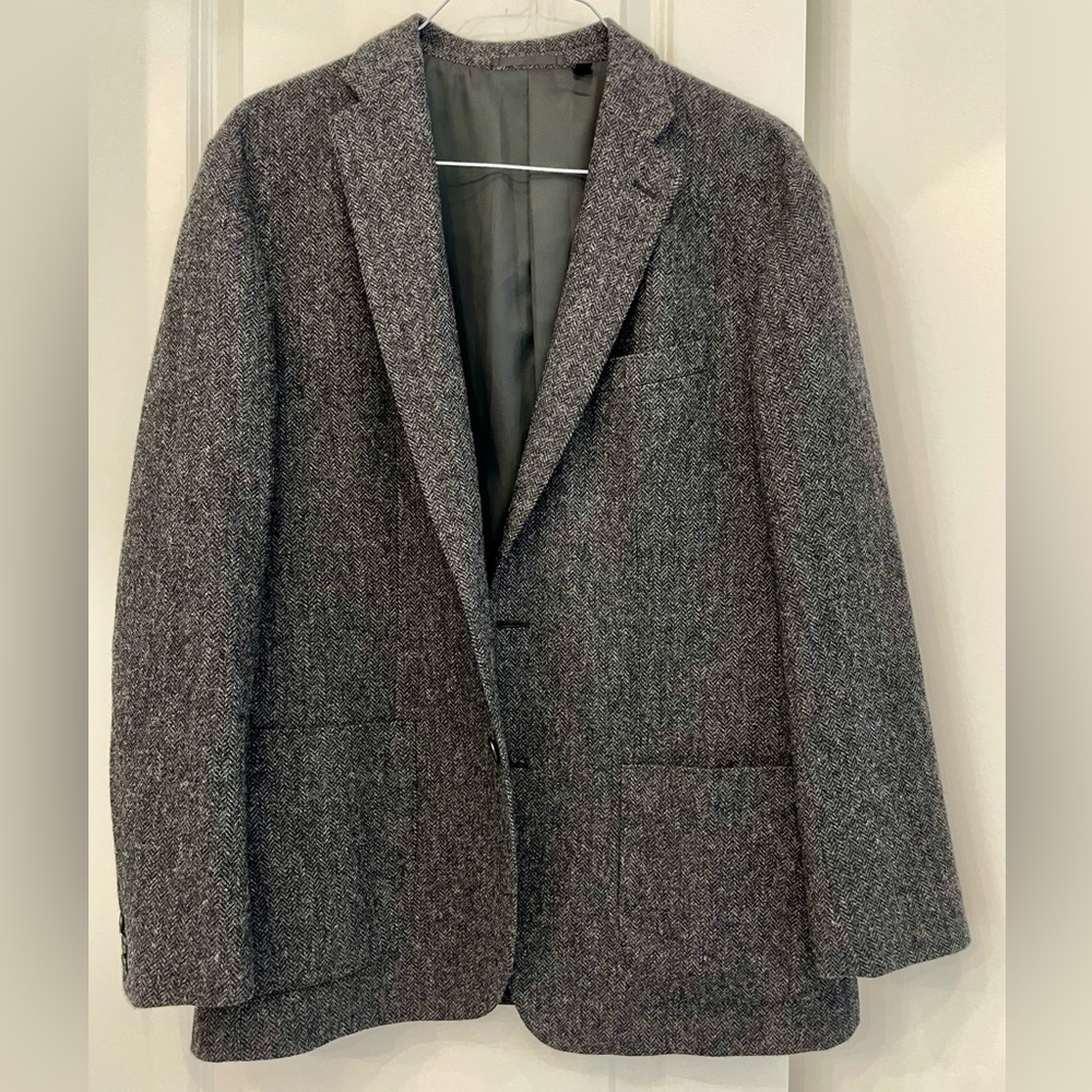 Uniqlo Charcoal Tweed Blazer